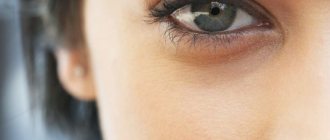 глаз женщины