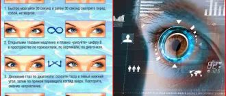 Eye exercises to improve vision in myopia, methods and...