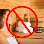 Prohibition on visiting saunas, swimming pools, baths, swimming in open water