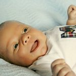 Yellow whites of the eyes in newborns
